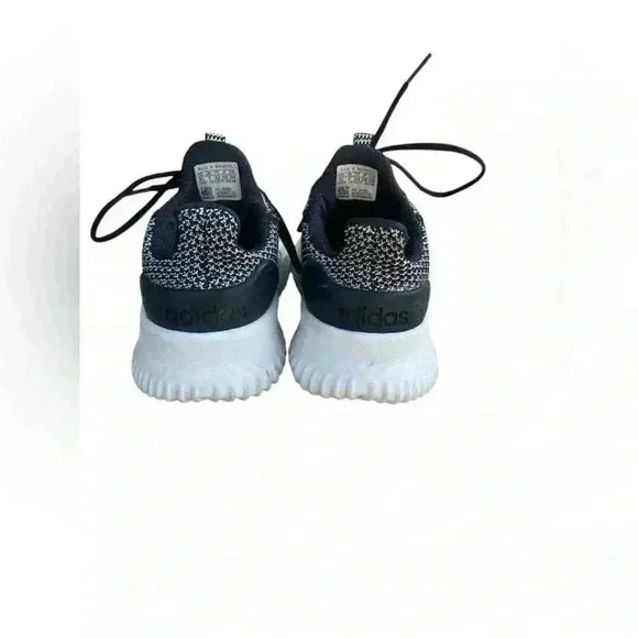 Adidas kids Cloudfoam Pure Running Sneakers Black White AQ1689 Kids Sz 1.5 used - Picture 2 of 9